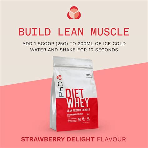 Phd Nutrition Diet Whey Low Calorie Protein Powder Low Carb High Protein Lean Matrix Strawberry