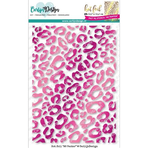 Hot Foil Plate A Panter CDHF Craftlines B V