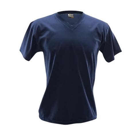 Camiseta Gola V Azul Marinho Somar Malhas