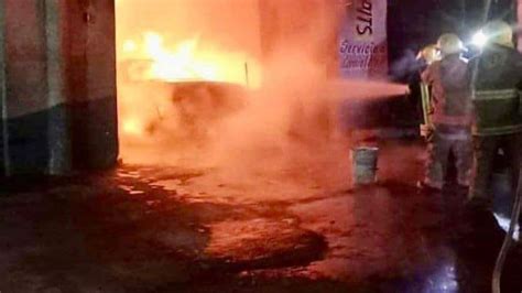 Central De Abasto De Toluca Incendio Provocado Por Grupo Armado Deja