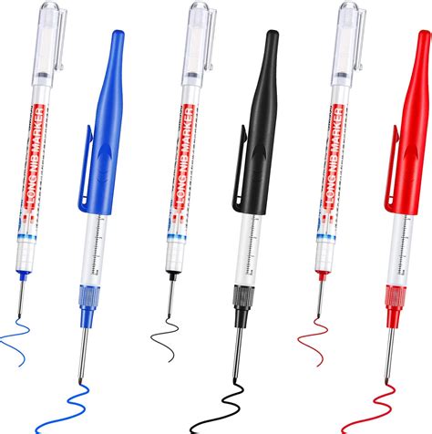 Amazon.com : Multi-Purpose Deep Hole Marker Deep Drill Hole Long Nib ...
