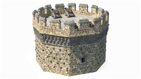 3D model tower turret - TurboSquid 1475449