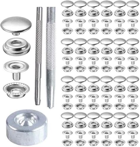 Stainless Steel Snap Fastener Pieces Mm Heavy Duty Snap Button