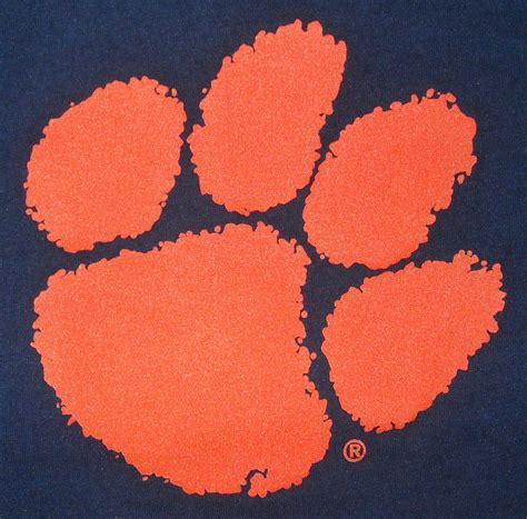 Clemson Paw Stencil