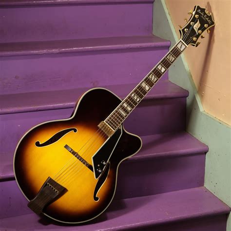 2000s Carlo Robelli Manhattan D-120 Electric Jazz Guitar
