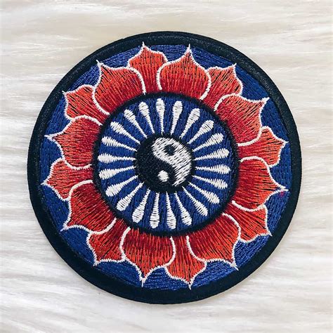 Red And Blue Yin Yang Patch Nowstalgia