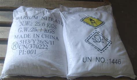 China Barium Nitrate 99.3% Powder for Fireworks Production ...