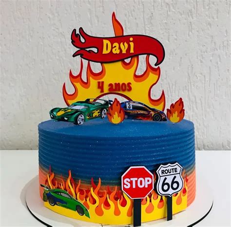 Arquivo Topo De Bolo Hot Wheels Studio Digital Corte