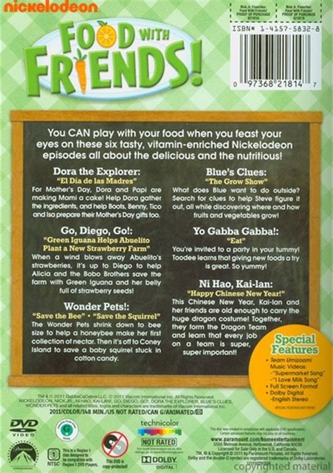 Nickelodeon Favorites: Food With Friends! (DVD 2011) | DVD Empire