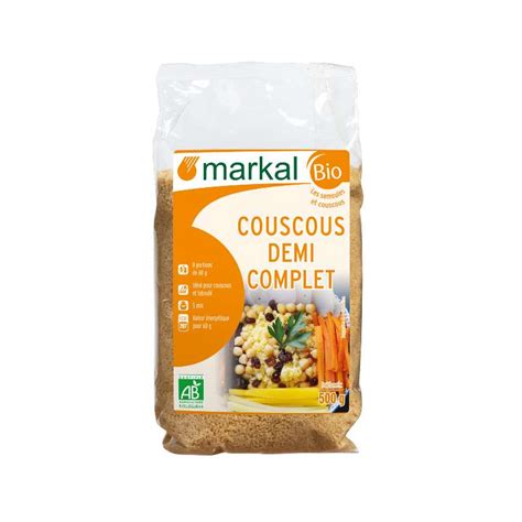 Couscous 1 2 Complet BIO Markal 500 G La Belle Vie Courses En