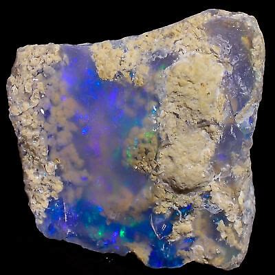 Natural Welo Fire Ethiopian Opal Rough Loose Gemstone 5 5 Ct 14X12X8 Mm