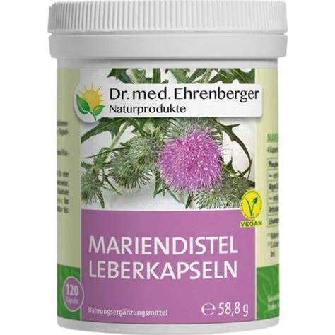 Mariendistel Leberkapseln 120 Kapseln Dr Med Ehrenberger Bio