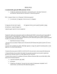 Appunti Biologia Prof Combi Docsity