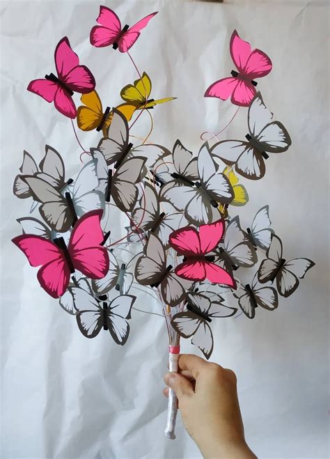 Wedding Bouquet Wedding Butterfly Bouquet Bridal Bouquet Whimsical