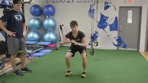 Hockey Goalie Stretches Mini Band Deep Squat Youtube