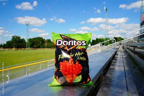 Doritos Flamin Hot Limon Flavored Tortilla Chips Oz Bag Stock Photo Adobe Stock