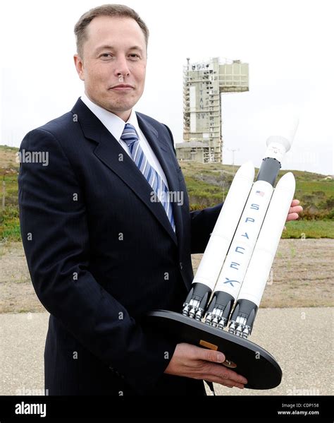 Juillet 13 2011 Vandenberg Afb Californie Usa Elon Musk Spacex