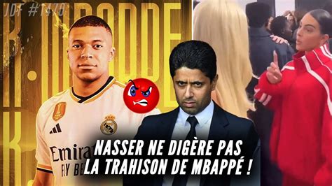 Psg Nasser Ne Dig Re Pas La Trahison De Mbapp La Boulette De La