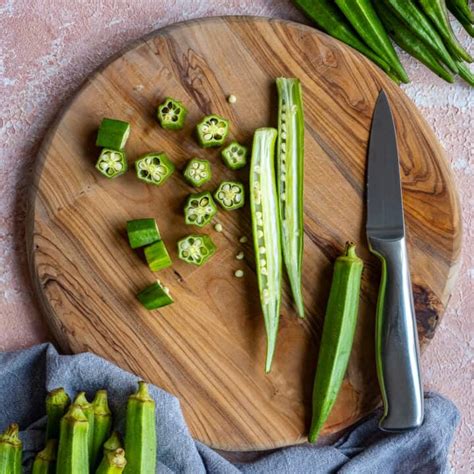 How To Cut Okra Give Recipe