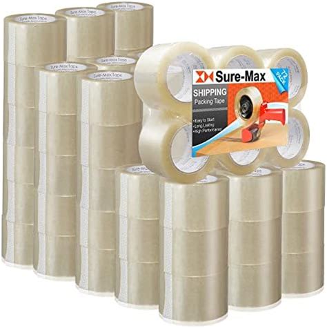 Amazon Sure Max Rolls Extra Wide Shipping Packing Tape X