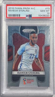 Raheem Sterling Panini Prizm World Cup Psa Gem Mint Ebay