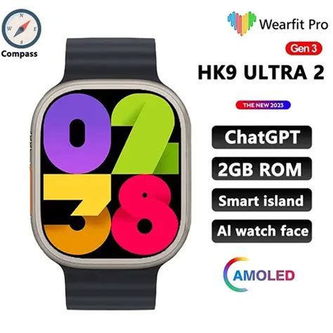 HK9 Ultra 2 AMOLED Smartwatch With ChatGPT Ido Lk