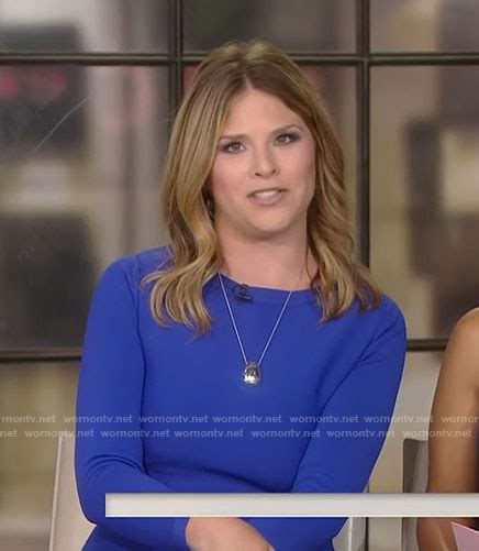 Wornontv Jennas Blue Diamond Laser Cut Knit Dress On Today Jenna