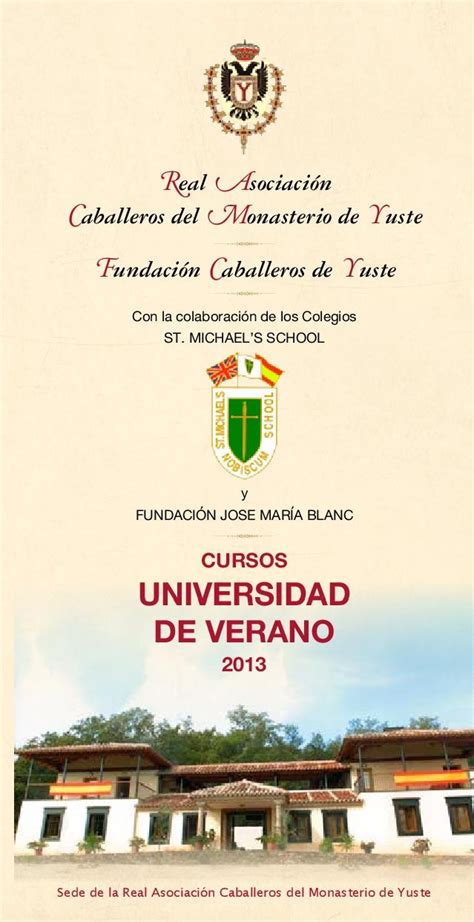 Cursos de Verano de la Real Asociación Caballeros del Monasterio de