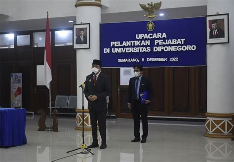 Rektor Lantik 11 Pejabat Di Lingkungan Undip Universitas Diponegoro