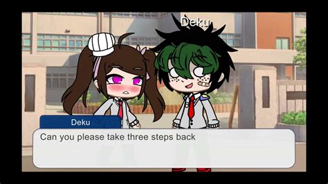 Can You Take Three Steps Back Izuocha Gacha Club Youtube