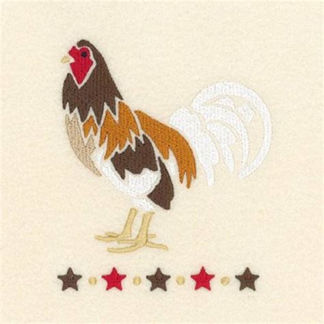 Rooster Stencil Machine Embroidery Design Embroidery Library At