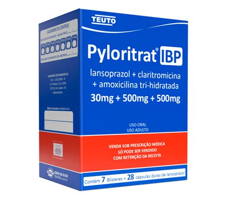 Pyloritrat Ibp Lansoprazol Claritromicina Amoxicilina Inibidor