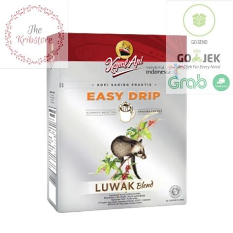 Jual Kapal Api Luwak Blend Easy Drip Coffee Box Isi 5 Sachet Shopee