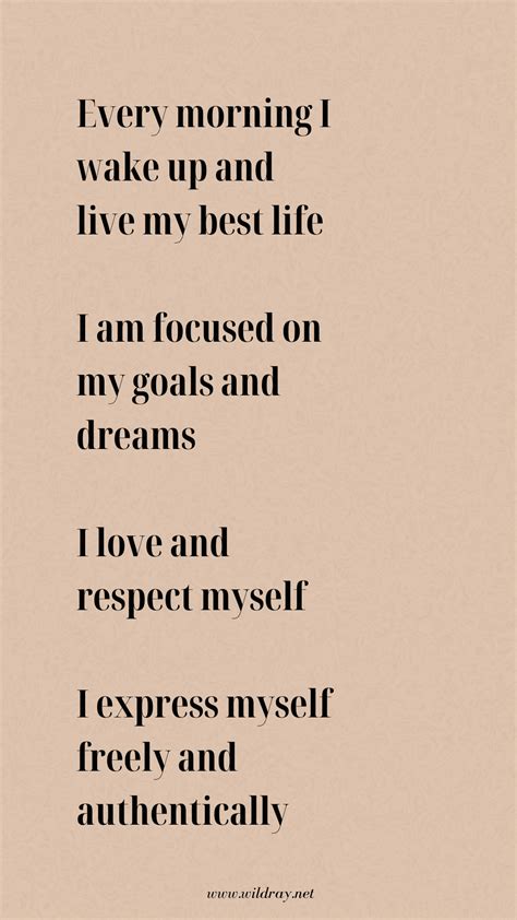 24 Positive Self Affirmations That Will Change Your Life Artofit