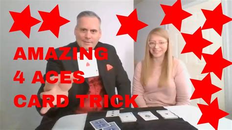 Self Working Card Trick The 4 Aces Production Amazing Youtube