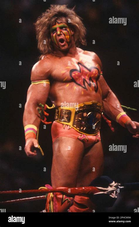 1990 Ultimate Warrior Photo By John Barrett PHOTOlink Stock Photo Alamy