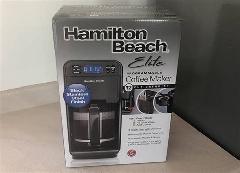 Java All Day With The Hamilton Beach Elite Programmable Coffee Maker