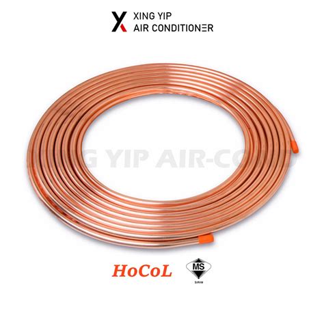 0 61mm X 5m Hocol Pure Copper Pipe Copper Tube Air Cond Pipe