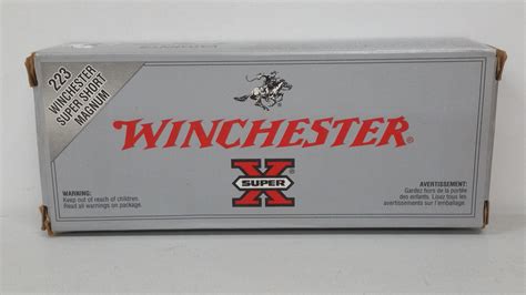 Lot 1 Full Box Of Winchester 223 Wssm Ammo