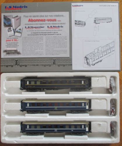 Coffret Voitures Lits Type F Ciwl Sncf Paris Londres Ls Models Ho Ref