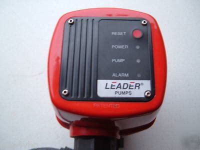 Leader pump hydrotronic constant pressure control auto