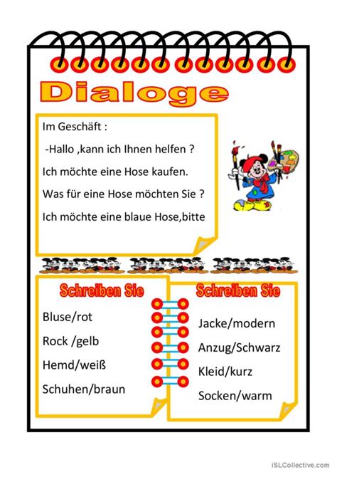 Dialoge Allgemeines Leseverst Ndnis Deutsch Daf Arbeitsbl Tter Pdf Doc