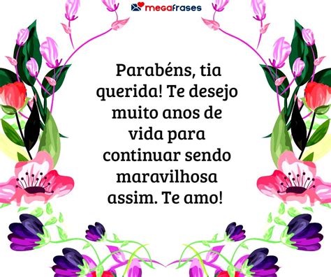 Parab Ns Tia Feliz Anivers Rio Mais Um Ano Que Vir Repleto De Alegria