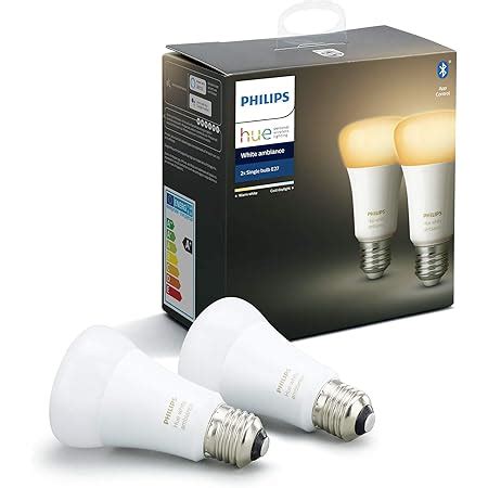 Philips Hue Ampoules LED Connectées White Ambiance E27 Compatible