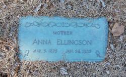 Anna Mason Ellingson 1875 1933 Homenaje De Find A Grave