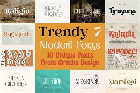 Modern Fonts