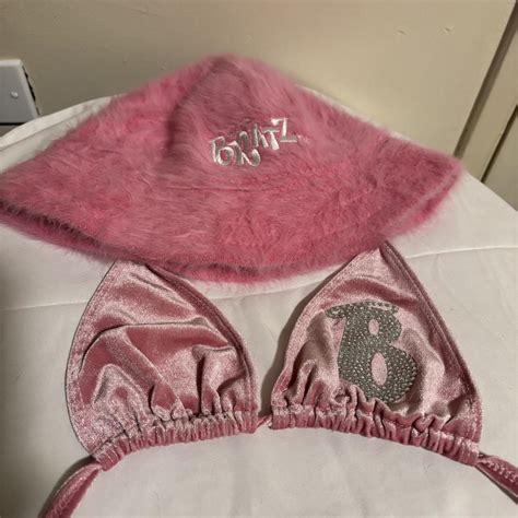 Bratz Bucket Hat And Bikini Velvet Top Wore This Depop