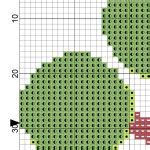 Tree And Fence Cross Stitch Pattern Daily Cross Stitch