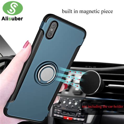 Alisuber Magnetic Ring Holder Phone Case For IPhone 6 6s Plus Magnetic