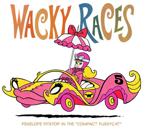 60s Wacky Races Cartoon Penelope Pitstop In The Compact Pussycat Jigsaw